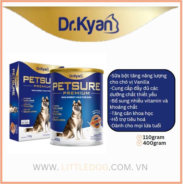 DR.KYAN SỮA BỘT CHO CHÓ PETSURE