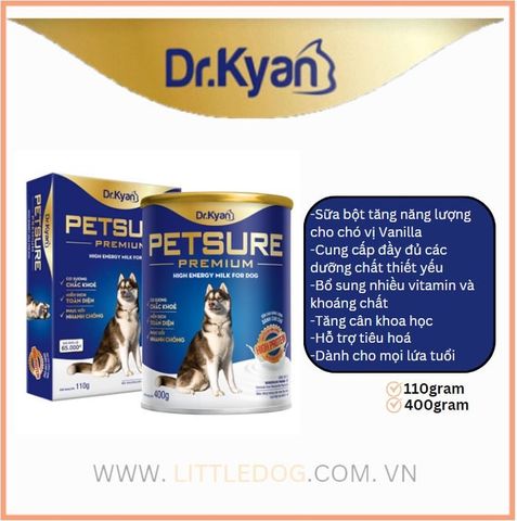 DR.KYAN SỮA BỘT CHO CHÓ PETSURE