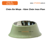 Chén Ăn Thú Cưng Kết Hợp Inox Cao Cấp - Pian