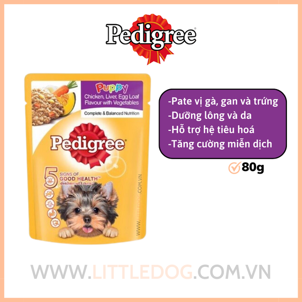 Pedigree Puppy Chicken,liver&vegetable Gravy 80g