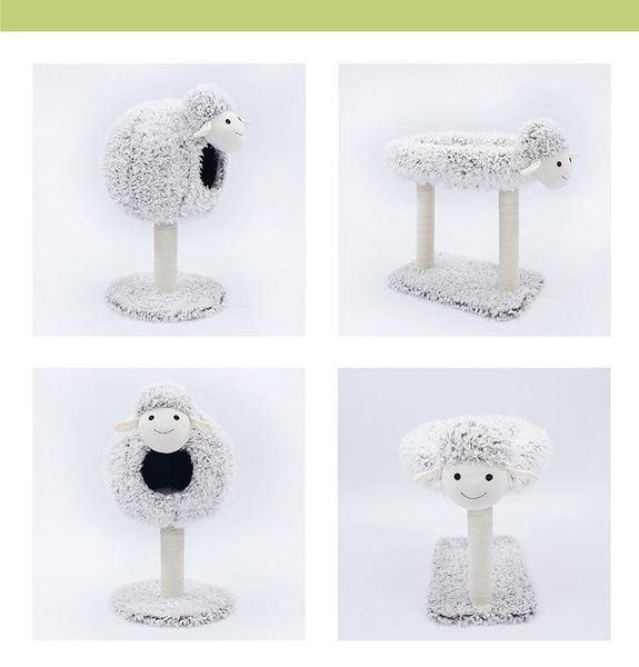 Trụ Cào Mèo Cừu 0420-Cat Tree LambHalf