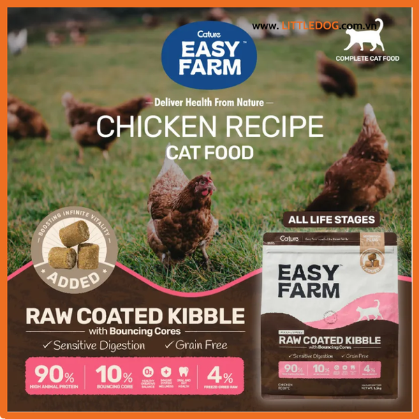 Cature Easy Farm - Hạt cho mèo mọi lứa tuổi 1.5kg