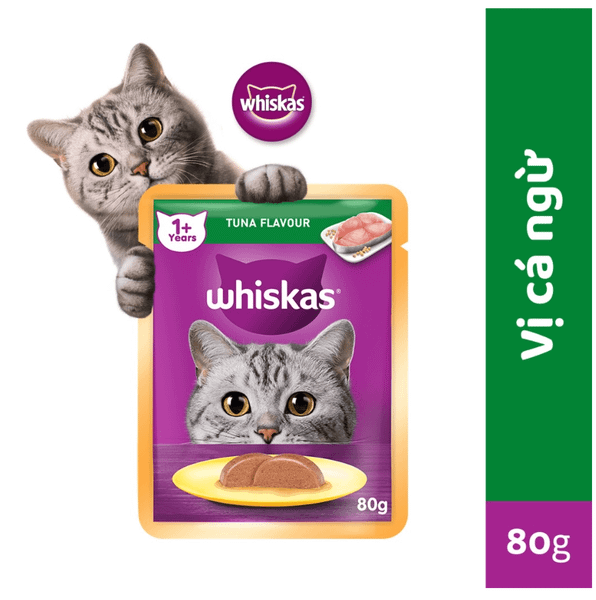 Whiskas Adult - Pate cho mèo trên 1 tuổi 85g