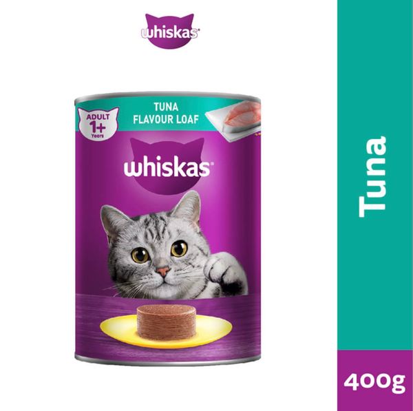 Pate Lon Whiskas Adult Mèo trên 1 tuổi - 400g