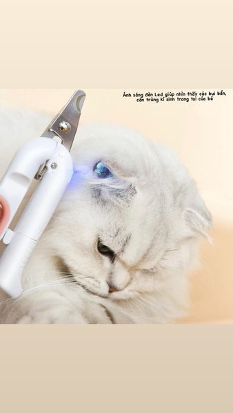 Kềm Cắt Móng Pakeway No.10 (Pin)- Cat Scrissors With Lamp (Pin)