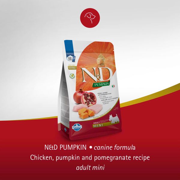 HẠT CHO CHÓ TRƯỞNG THÀNH FARMINA N&D PUMPKIN – KHÔNG NGŨ CỐC
