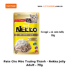 Pate Mèo Nekko Dạng Sốt Jelly Adult Gói/70g
