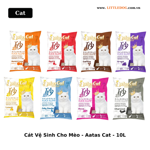 Cát Vệ Sinh Cho Mèo - Aatas Cat Litter 7kg/10L