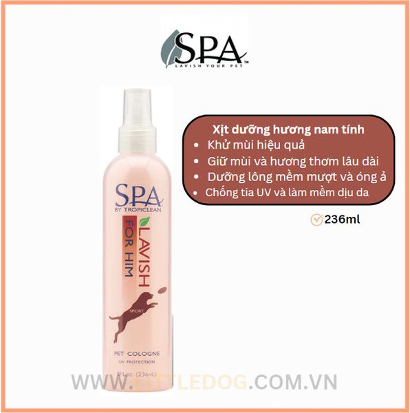 Tropiclean Chai Xịt Dưỡng Lông 236ml