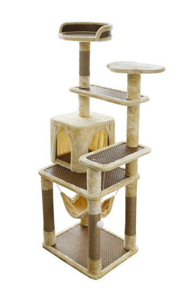 Trụ Cào Mèo YC Vàng - YC Cat Tree Yellow MBYD-1