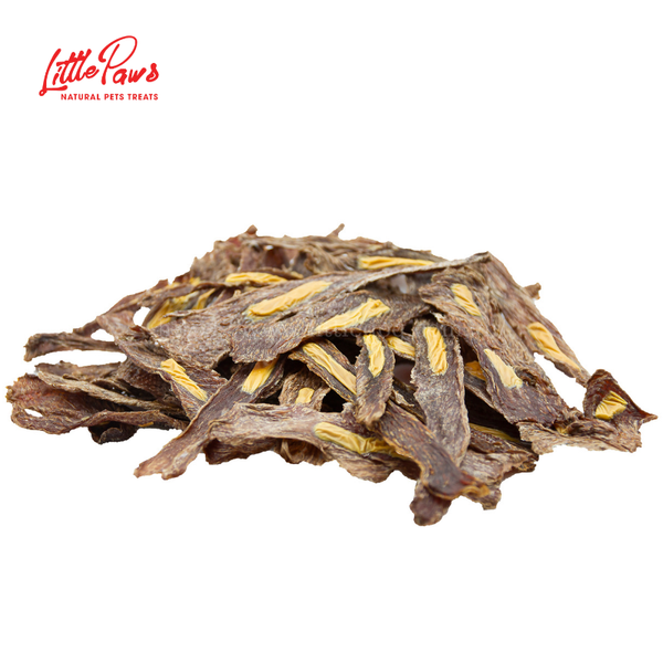Litle Paws Cheese Beef Jerky - Thịt Bò Sấy Phô Mai - 80g
