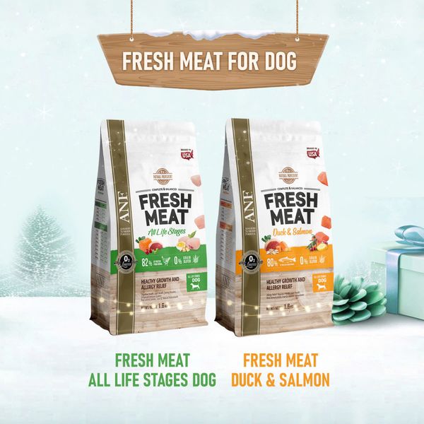 ANF FRESH MEAT - Thức ăn hạt cho chó mọi lứa tuổi 1.6kg