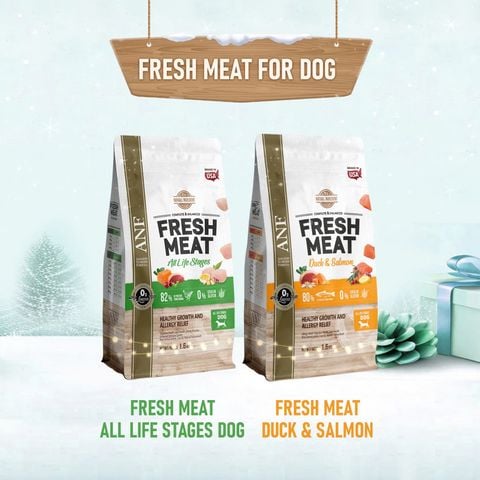 ANF FRESH MEAT - Thức ăn hạt cho chó mọi lứa tuổi 1.6kg