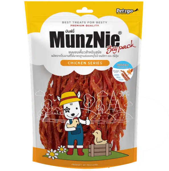 KHÔ GÀ MUNZNIE CHO CHÓ BIG PACK 400GR