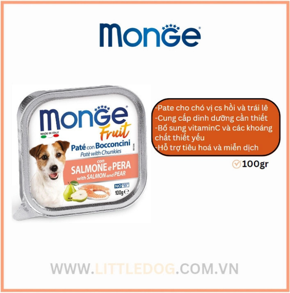 Pate Monge Cho Chó Đủ Vị - 100g
