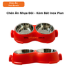 Chén Ăn Nhựa Đôi P1188 - Kèm Bát Inox Pian