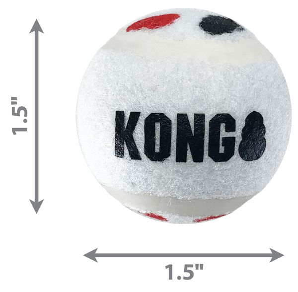 Kong Dog Signature Sport Ball 3-pk Medium