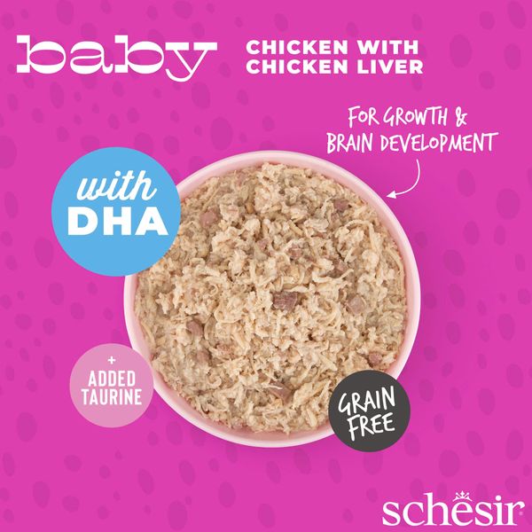 Pate Mèo Con Schesir Broth Kitten Cao Cấp – 80g
