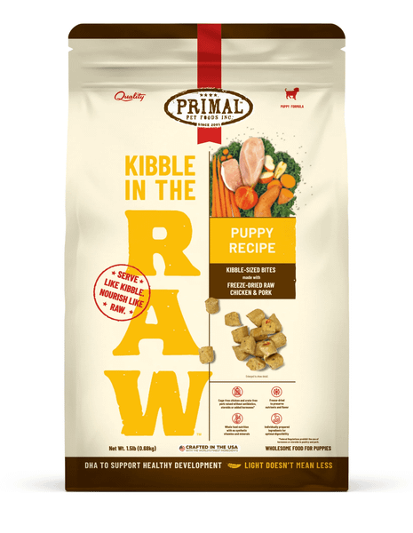 Primal - Kibble in the Raw Dog Food – Dành Cho Chó Con