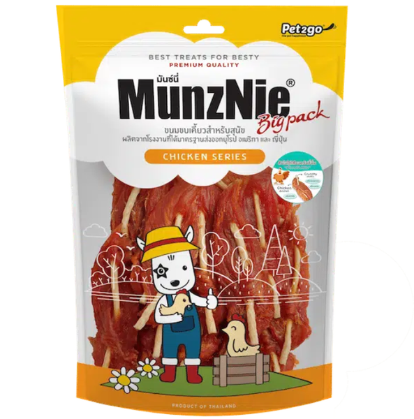 KHÔ GÀ MUNZNIE CHO CHÓ BIG PACK 400GR
