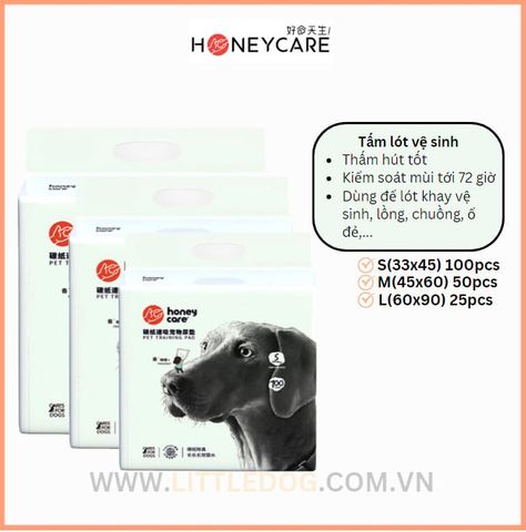 HONEYCARE SIZE M PET PAD FRAGRANT (45x60) 50pcs