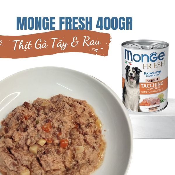 Pate Monge Fresh Cho Chó 400g