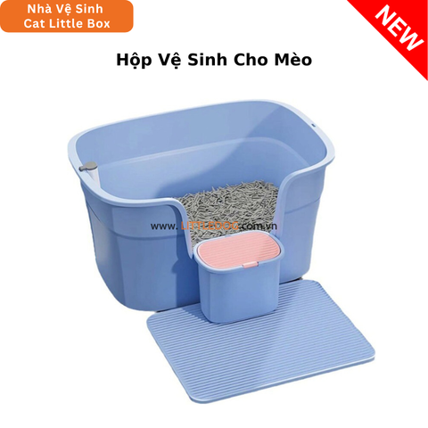 Nhà Vệ Sinh Cho Mèo Chống Văng