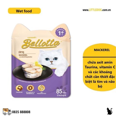 BELLOTTA VỊ CÁ THU- MACKEREL IN JELLY 85g