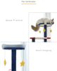 Trụ Cào Mèo YC Không Gian - YC Cat Tree Blue TK-4
