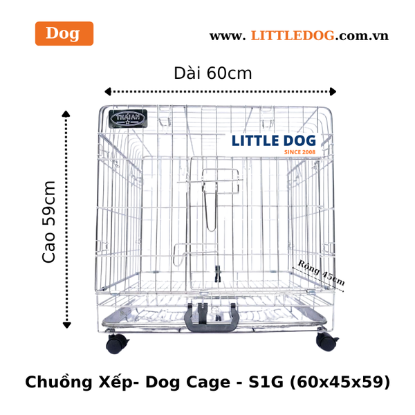 Chuồng Xếp Cho Chó - Dog Cage - S1G/S2G/S3G