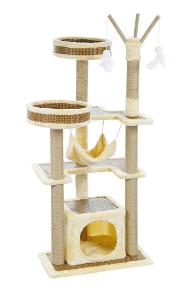 Trụ Cào Mèo YC Vàng - YC Cat Tree Yellow PT-3