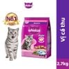 Thức ăn hạt khô Whiskas cho Mèo con 2.7kg (Cá thu/Cá biển/Cá ngừ&cá hồi)