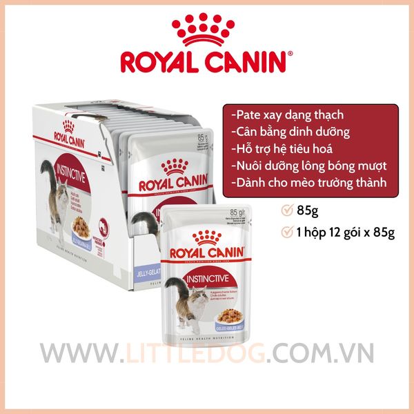 Pate Mèo trưởng thành Royal Canin Instinctive-85g