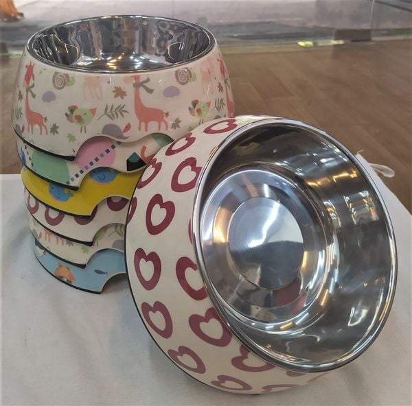 Petloves Applique Colour Bowl ( S M L )