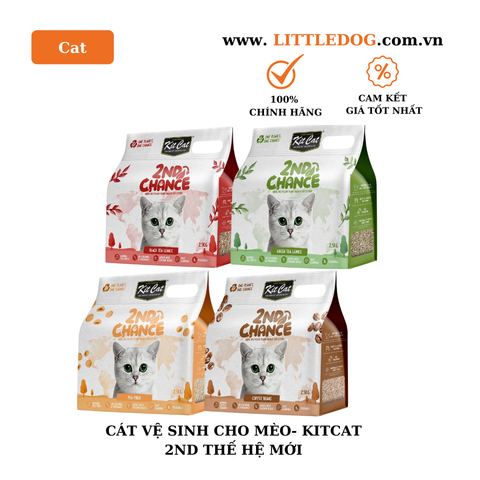 Cát vệ sinh hữu cơ cho mèo- KitCat 2nd thế hệ mới-7L