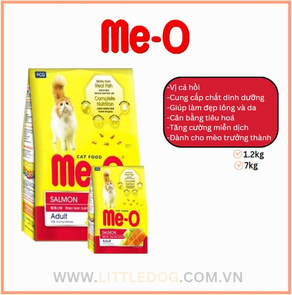 Me-O vị Cá Hồi Mèo trưởng thành - Salmon