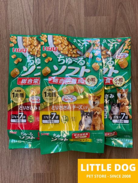 INABA DOG CHURU SOFT MEAL 189g(7x27g)