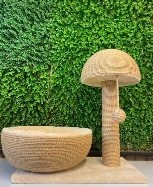Trụ Cào Mèo Kara Giường Nấm KL-123 - Kara Cat Tree Mushroom Bed KL-123