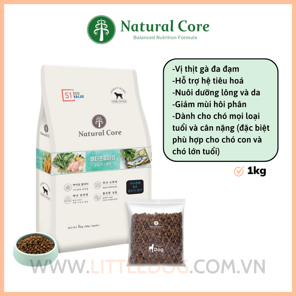 NATUARAL CORE S1 Thịt gà đa đạm 1kg