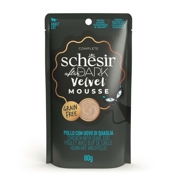 Pate Cho Mèo Schesir After Dark Mousse Cao Cấp – Gói 80g