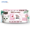 Kit Cat Khăn Giấy Uớt Kháng Khuẩn, Tắm Khô Cho Mèo - 5in1