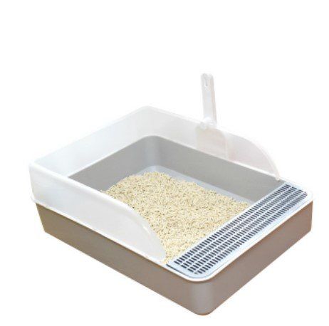 KHAY VỆ SINH YC XÁM CHO MÈO - YC CAT TOILET GRAY L (48x34x18)