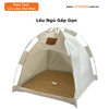 LỀU NGỦ GẤP GỌN CHO CHÓ MÈO - FOLDABLE PET TENT BED ULIGOTA