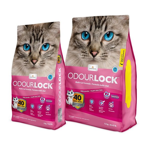 OdourLock - Cát đất sét cao cấp cho Mèo 12kg