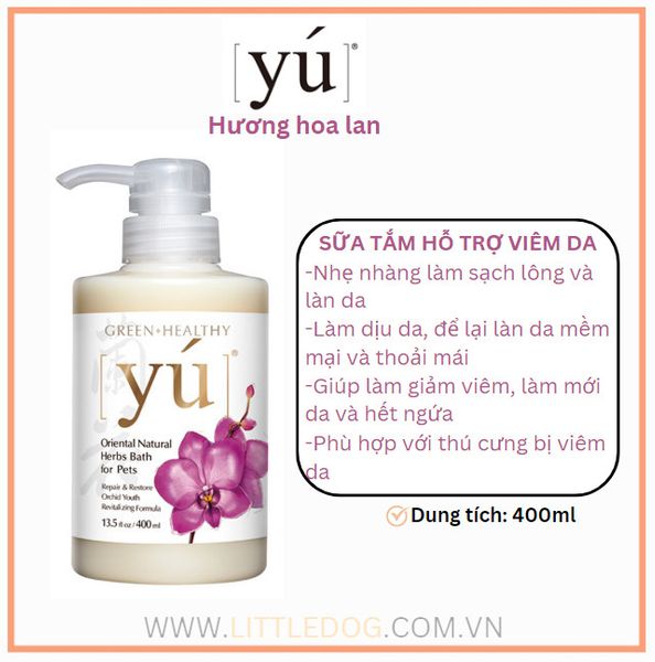 YÚ Dầu Tắm Hương Hoa Lan 400ml - Orchid Youth Revitailzing Formula
