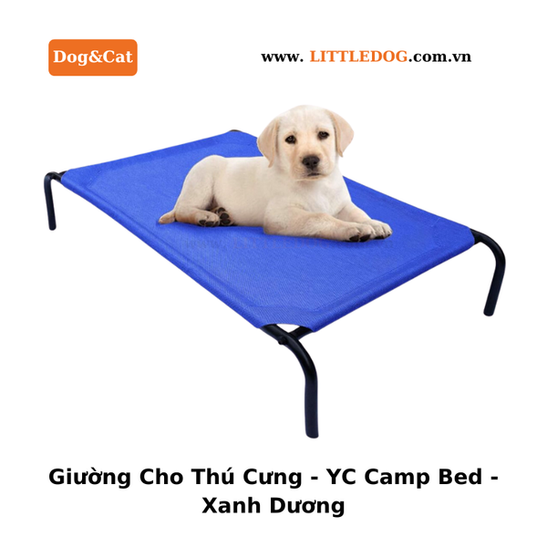 Giường Cho Thú Cưng - YC Camp Bed - Xanh Dương