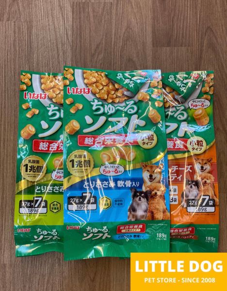 INABA DOG CHURU SOFT MEAL 189g(7x27g)