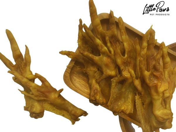 Little Paw Chân Gà Rút Xương Sấy - Unboned Chicken Feet With Turmeric