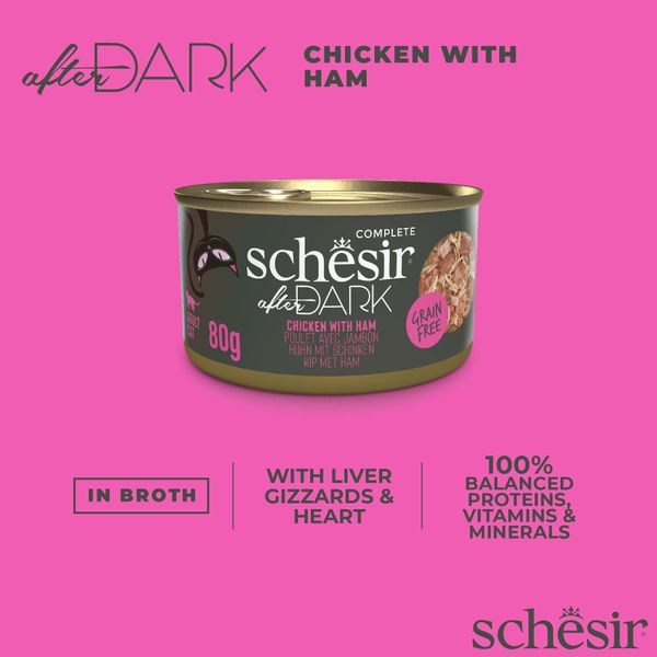 Pate Cho Mèo Schesir In Broth Lon 80g - 5 Vị Thơm Ngon Dạng Thịt Xé Với Nước Hầm