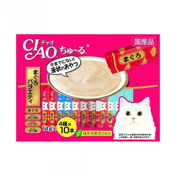 CIAO Que Sốt Liếm Đủ Vị (14gx40pcs)